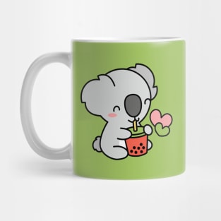 Cute Koala Bear Sipping Bubble Tea - Kawaii Boba Mug